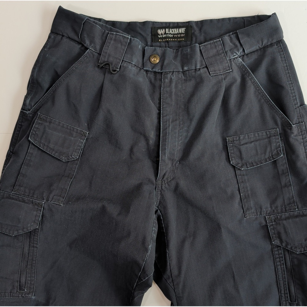 Blackhawk Warrior Wear Cargo Ripstop Pants Mens 32x28 Navy Tactical Military